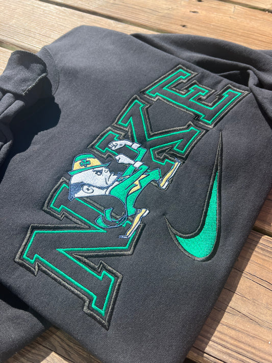 NIKE Notre Dame Sweatshirt (Black) Adult Unisex