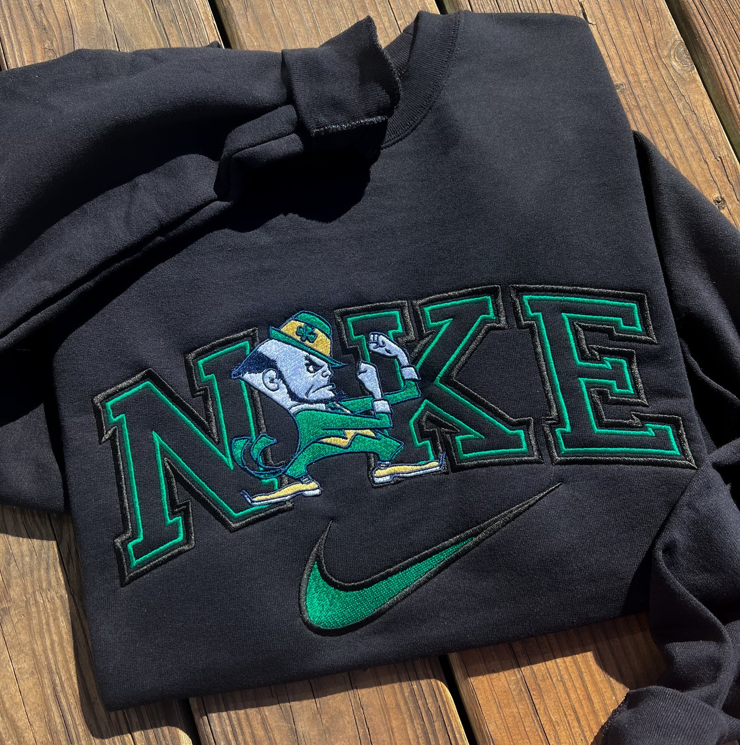 NIKE Notre Dame Sweatshirt (Black) Adult Unisex